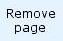Remove page